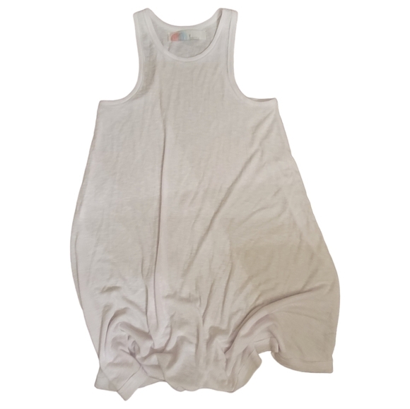 Free People Beach Ribbed White Tank Dress Size XS - Picture 8 of 9